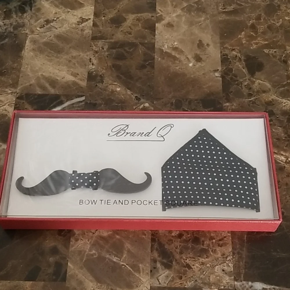 Bow tie and pocket square
